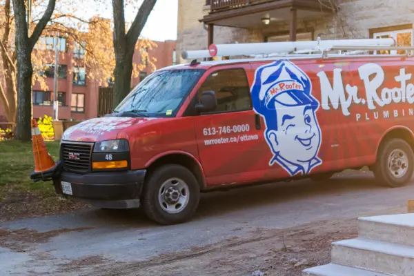 An image of MRR service van.