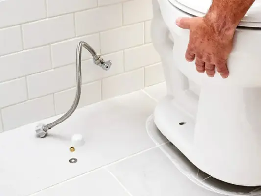 new toilet installation