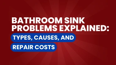 Bathroom Sink Problems graphic.