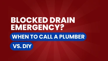 Blocked Drain Emergency graphic.