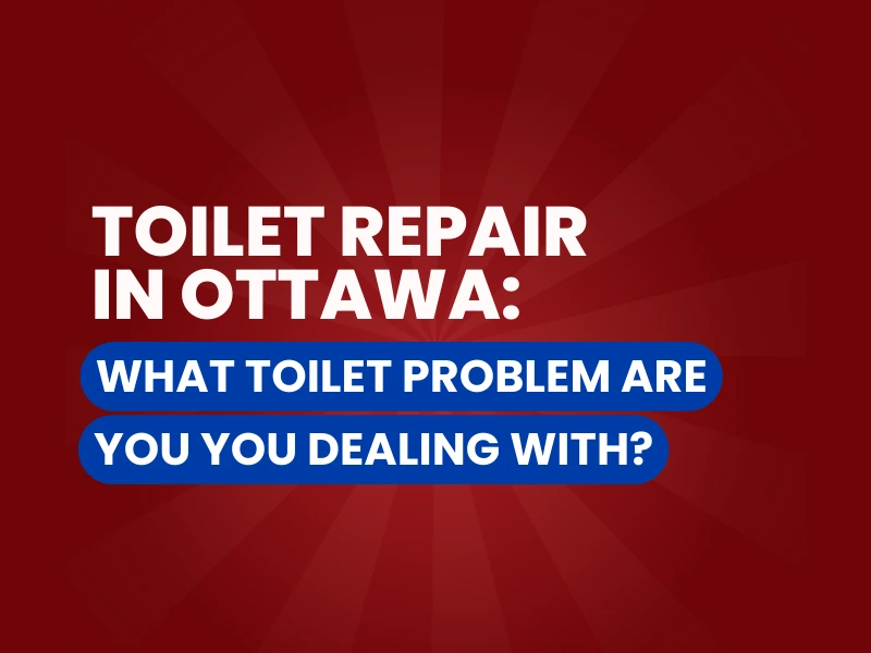 Toilet Repair in Ottawa graphic.
