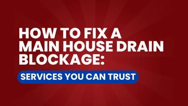 how to fix a house drain blockage image.