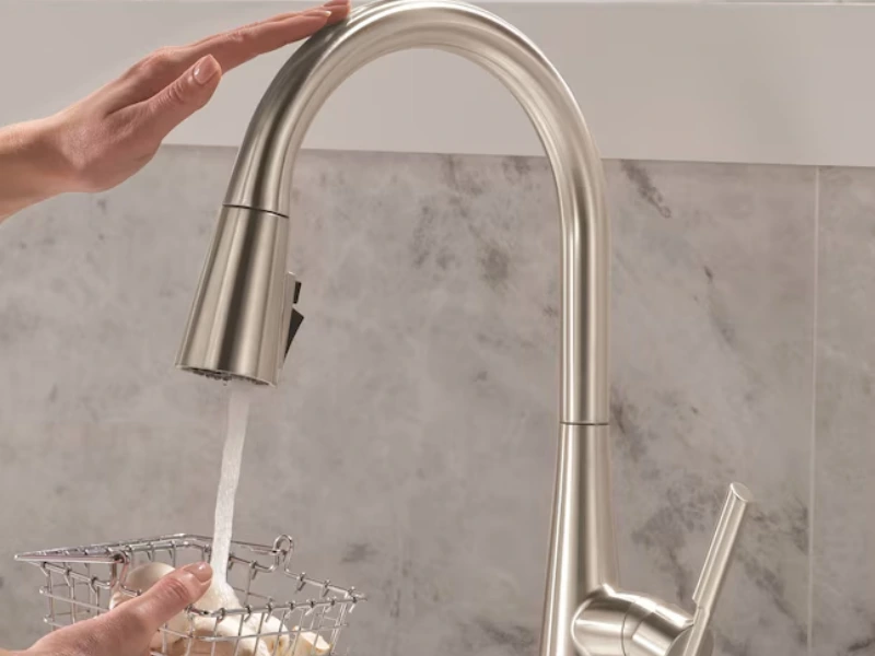touchless faucet.