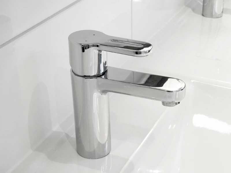 Customer supplied laundry hose valve.