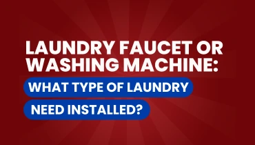 Laundry faucet types graphic.