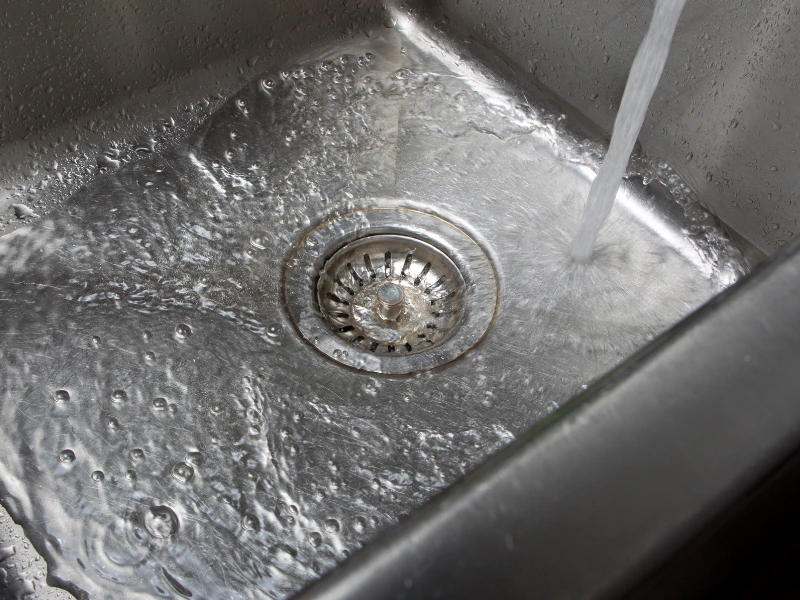intermittent sink blockage.