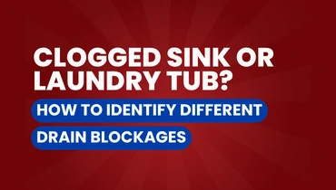 Clogged Sink or Laundry tub.